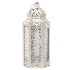 White Moroccan Wholesale Custom Decorative Lantern,Antique Lantern Decorative Gold Metal Camping Lantern For Home Decor