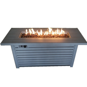 New Design Outdoor Garden Metal Gas Fire Pit Table