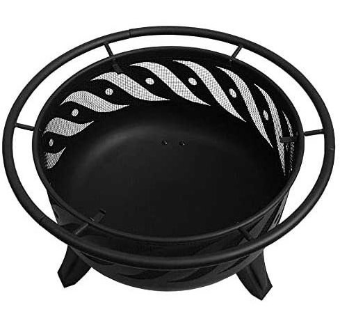 Top Rated Trade Assurance  Customized Logo Portable Outdoor Backyard Garden Best Product Choice Metal Fire Pit