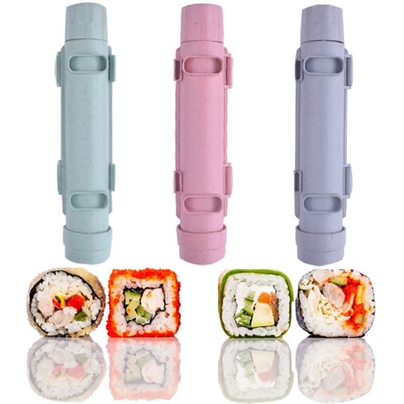 comida china Professional Home, Sushi Maker Roller Rice Mold Bamboo Sushi Making Kit pro Equipment With Bazooka/