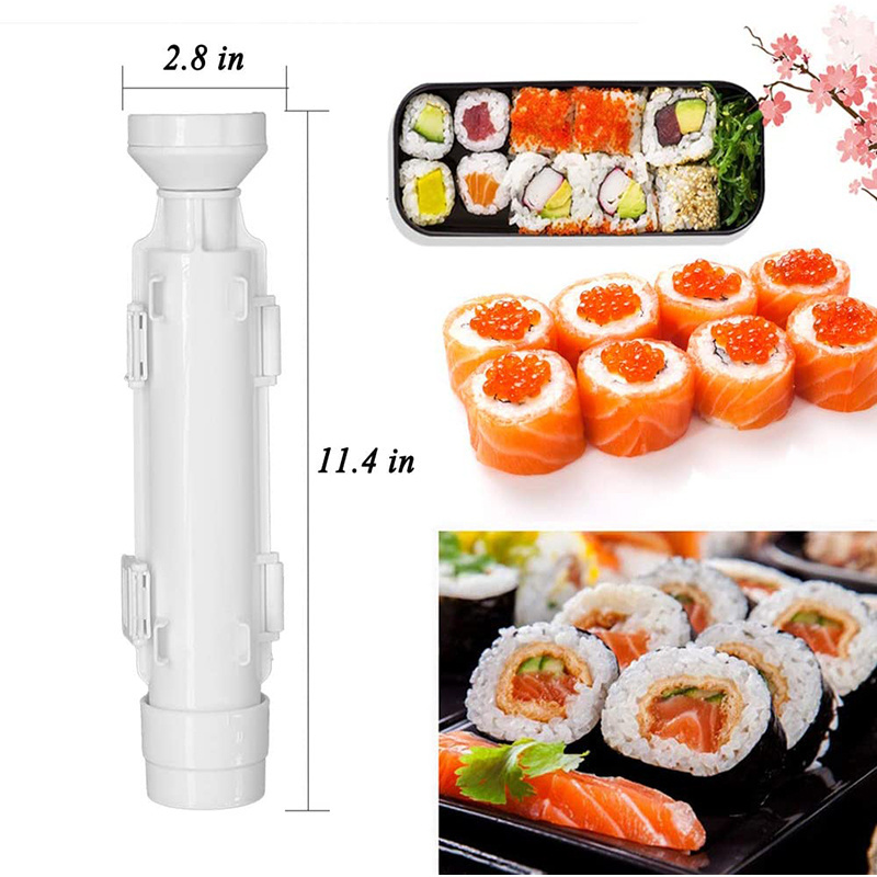 comida china Professional Home, Sushi Maker Roller Rice Mold Bamboo Sushi Making Kit pro Equipment With Bazooka/