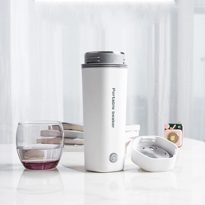 Hot Sale Portable Electric Kettle Mini Travel Cup Smart Home Beaker Stainless Steel Vacuum Cup For Tea Coffee Milk