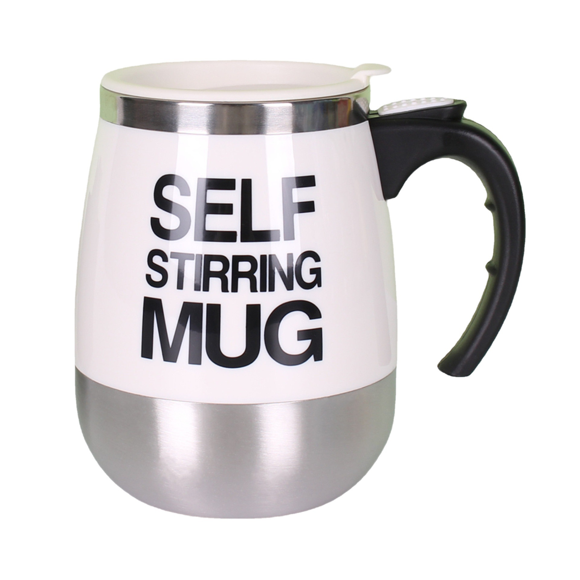 Rechargeable Self Stirring Coffee Mug - Magnetic Electric Auto Mixing Stainless Steel Coffee Cup