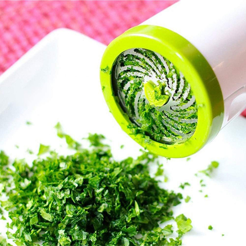 Durable Herb Grinder Fruit Cutter Spice Mill Parsley Shredder Manual Food Vegetable Chopper Coriander Grinder