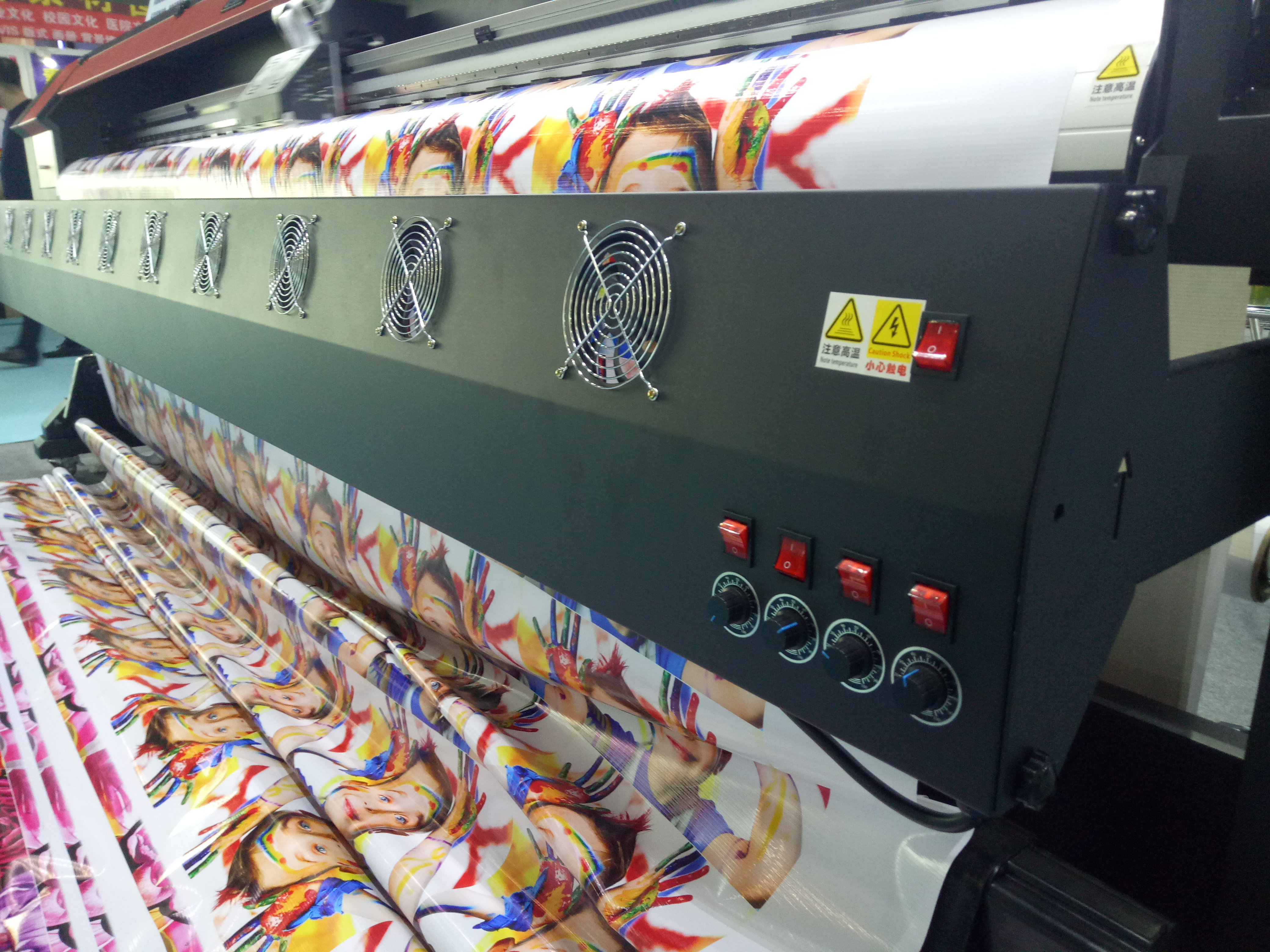 2019 promotion 3.2m eco solvent printer with dx5/xp600 print graph plotter/wall printer with eco solvent ink , water based ink