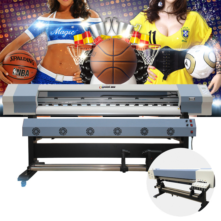 Ripstek !!! 1.6m eco solvent printer for Canvas,1.6 size eco solvent printing machine with xp 600 printer head 5 ft inkjet print