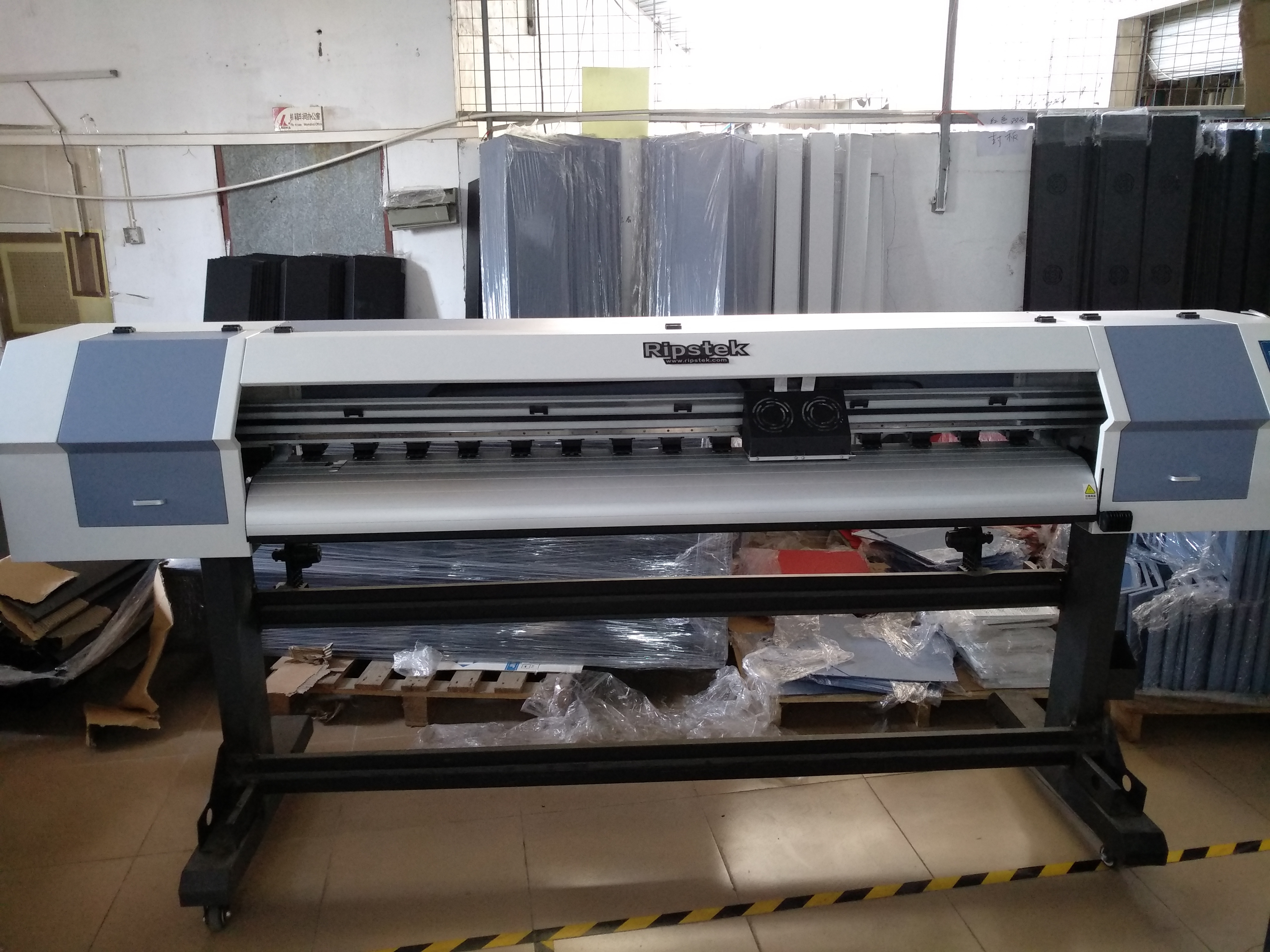 Ripstek !!! 1.6m eco solvent printer for Canvas,1.6 size eco solvent printing machine with xp 600 printer head 5 ft inkjet print