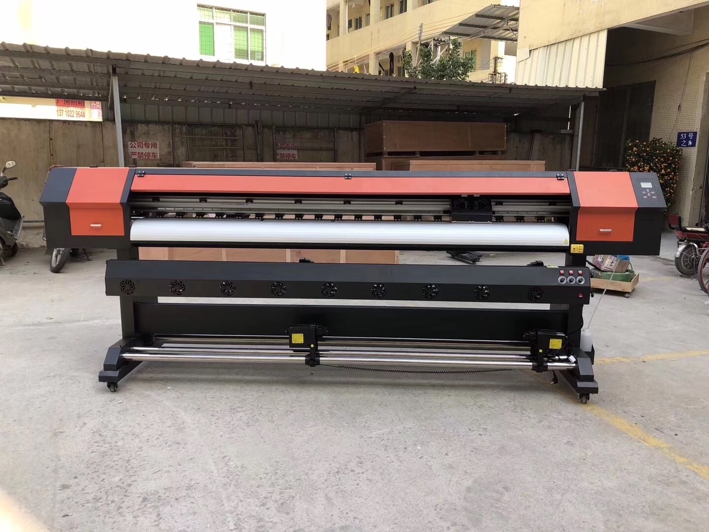 Ripstek eco solvent printer vinyl printing machine / car wrap printing inkjet plotter, i3200 eco solvent printer