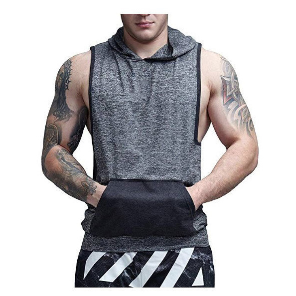 Wholesale  Zip Fashion Tank Top Sports Mens Gym Vest Multi-Pocket Sleeveless Nylon Outdoor Formal Waistcoat Men Camo Safety Vest