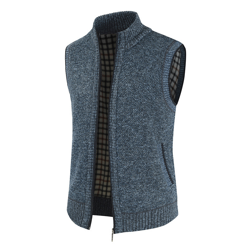 wholesale Oem Odm Zip Stand Collar Tank Top Sports Veste Zip Custom Waistcoat Pocket Warming Heated Mens Puffer Vest