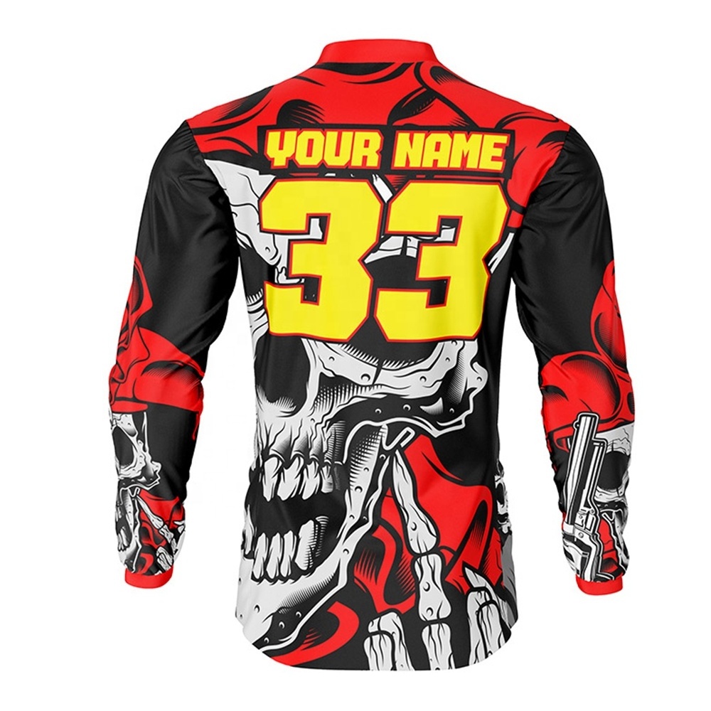 Customized pants combo motocross racing custom long sleeve motocross mountain bike blank mx jersey