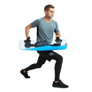 PVC Fitness Strength Training Weight Lifting Bag Adjustable Power Dumbbell Aqua Bag With Inflation Pump