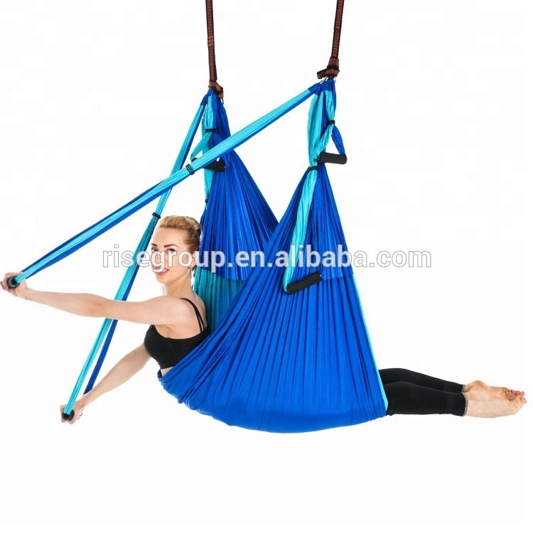 Yoga Swing Hammock Sling for Antigravity Yoga Exercise Aerial Yoga Swing Band Hammock Carry Bag Adult Soft 10 - 19 Ft 300kg