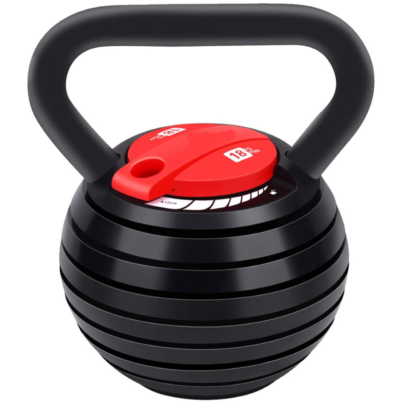 Wholesale Home Gym Fitness Equipment Free Weight Kettlebell Cast Iron Kettlebell Adjustable Black  Universal Weightlifting