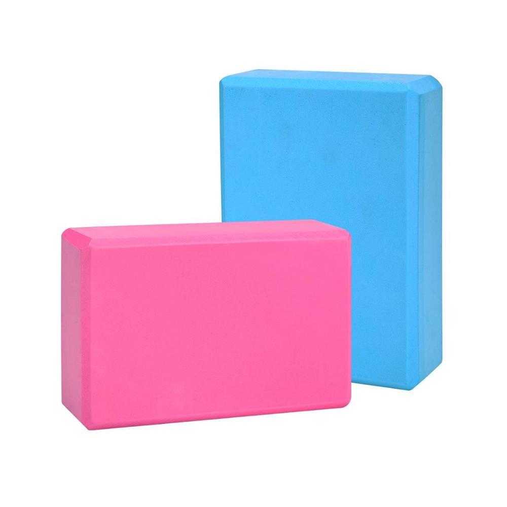 High Density EVA yoga Foam Blocks to Support and Deepen Poses, Improve Strength and Aid Balance