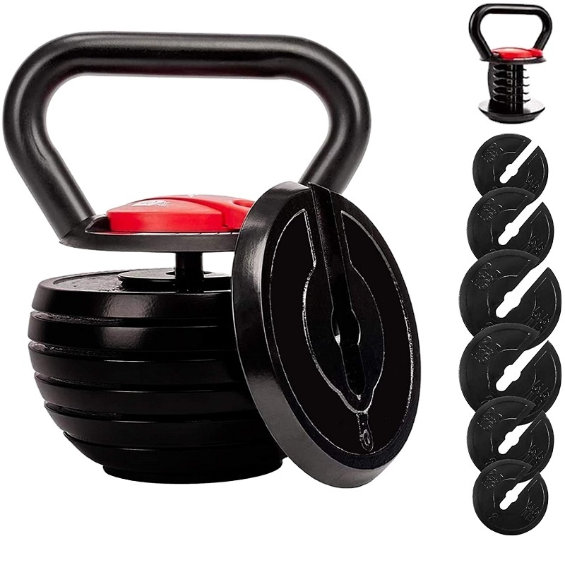 2023Adjustable Cast Iron kettlebell Weight of 6.4 12 18 24 30 35 40 Lb dumbbell kit