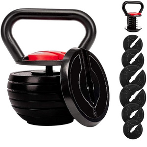 2023Adjustable Cast Iron kettlebell Weight of 6.4 12 18 24 30 35 40 Lb dumbbell kit