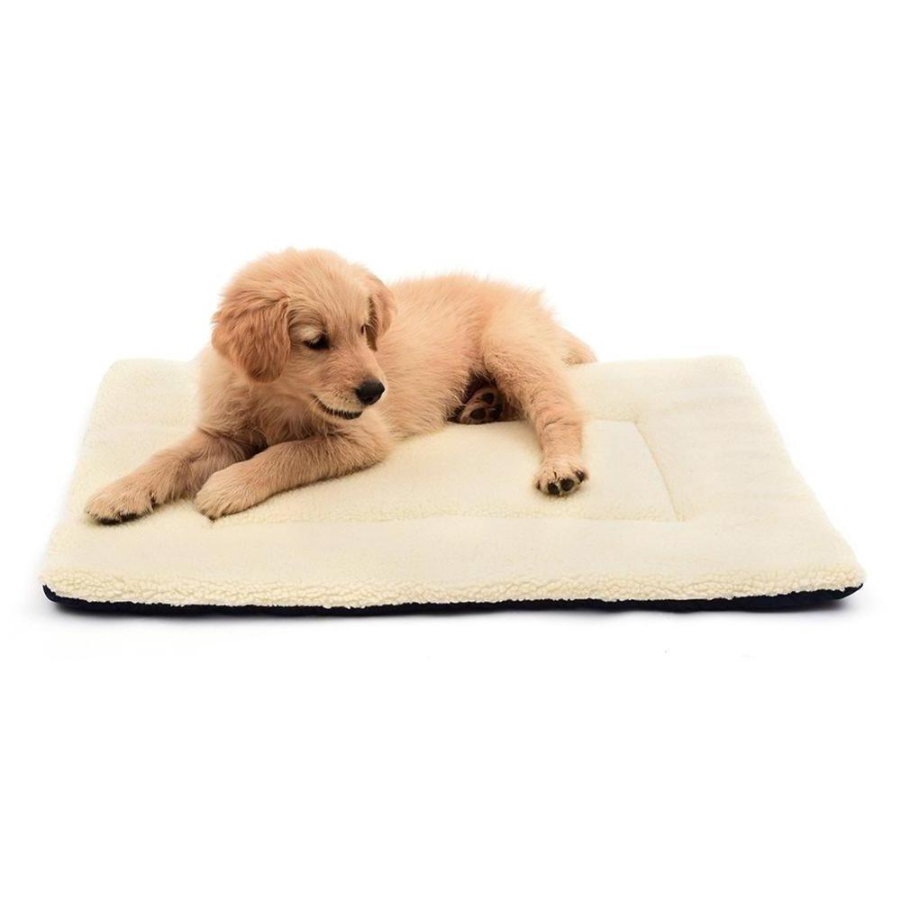 Dog Bed Crate Bed Pet Cushion Puppy Pet Kennel Crate Mat Pet Beds & Accessories Opp Bag 200 Soft Washable Reversible Fleece OEM