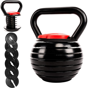 New Dumbbell Set Gym Adjustable Kettlebell for Indoor Exercise Factory Sale Portable 40lb Black OEM Cast Iron Universal 3-7days