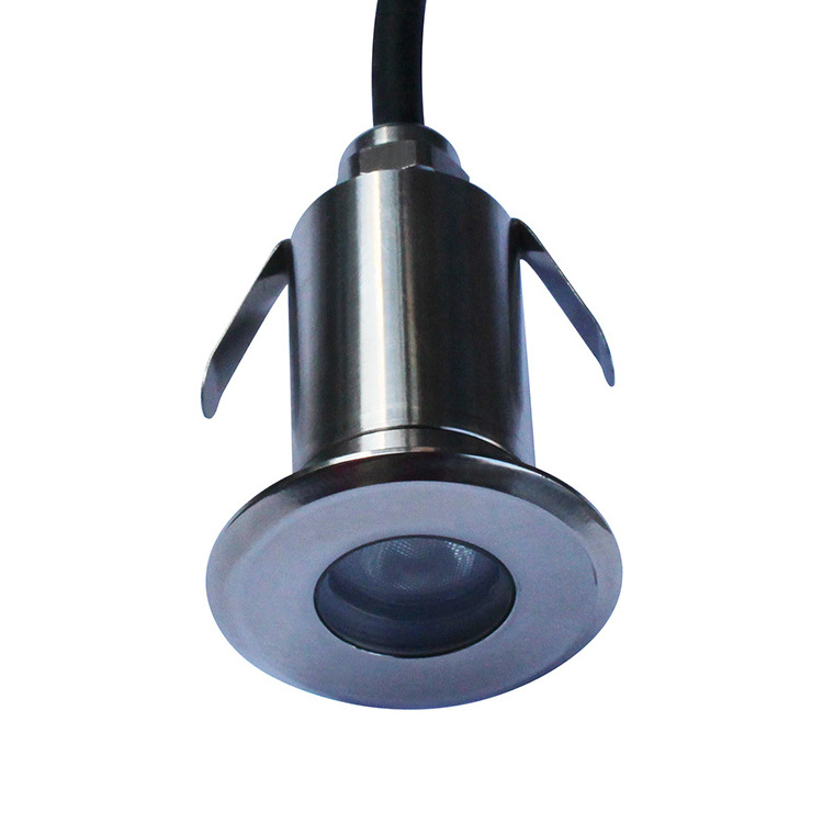 12V 3W Low Voltage Pond Lamp 316L Stainless Steel IP68 Waterproof Led Mini Flush Mounting Pool Spot Light