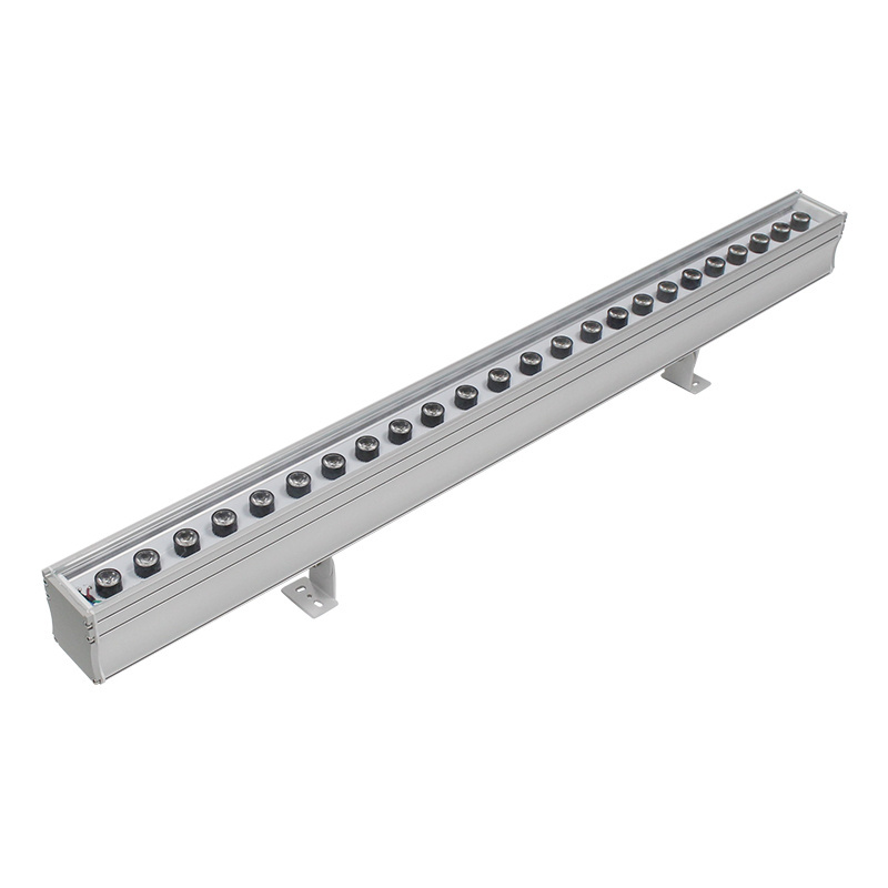 48W 96W DMX Facade Light RGB RGBW Outdoor LED Linear Wall Washer Light For Building Outline Waterproof Lighting