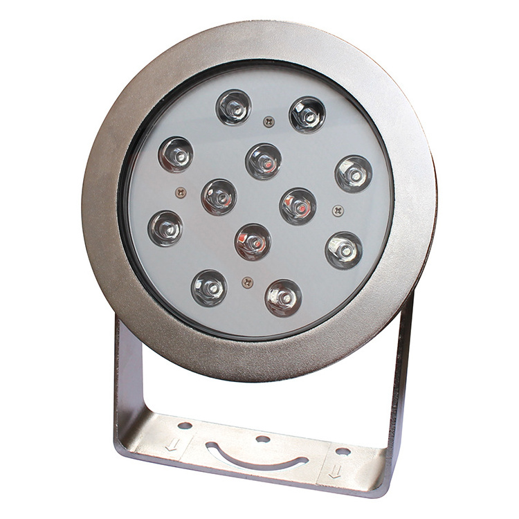 Led Pool Lights Under Water RGB IP68 SS316 IP68 Waterproof CE Rohs IP68 Single Color, RGB-DMX AC/DC 24V 175*230mm -20 - 45 12*3W