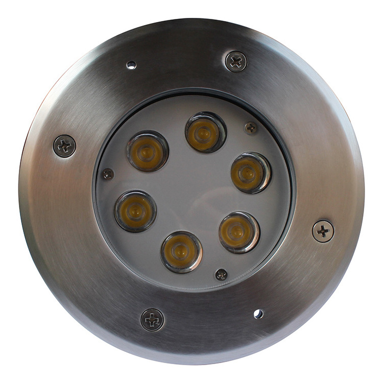 12v ip67 waterproof outdoor dmx rgb led landscape recessed spotlight