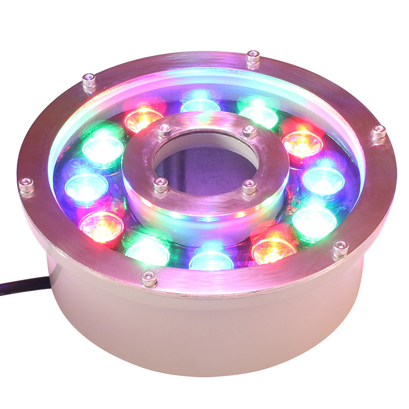 Aluminum IP68 Fountain Lamp DMX512 12W