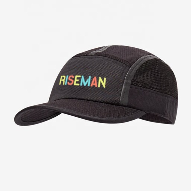 Riseman Custom 100% Polyester Running Baseball Sports Caps Breathable Baseball Cap