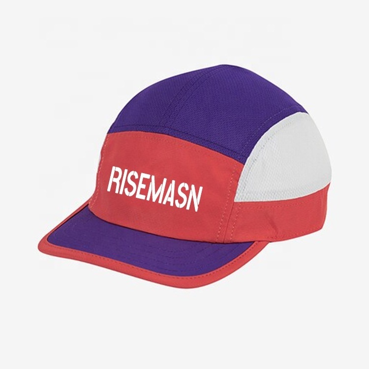 Riseman Custom 100% Polyester Running Baseball Sports Caps Breathable Baseball Cap