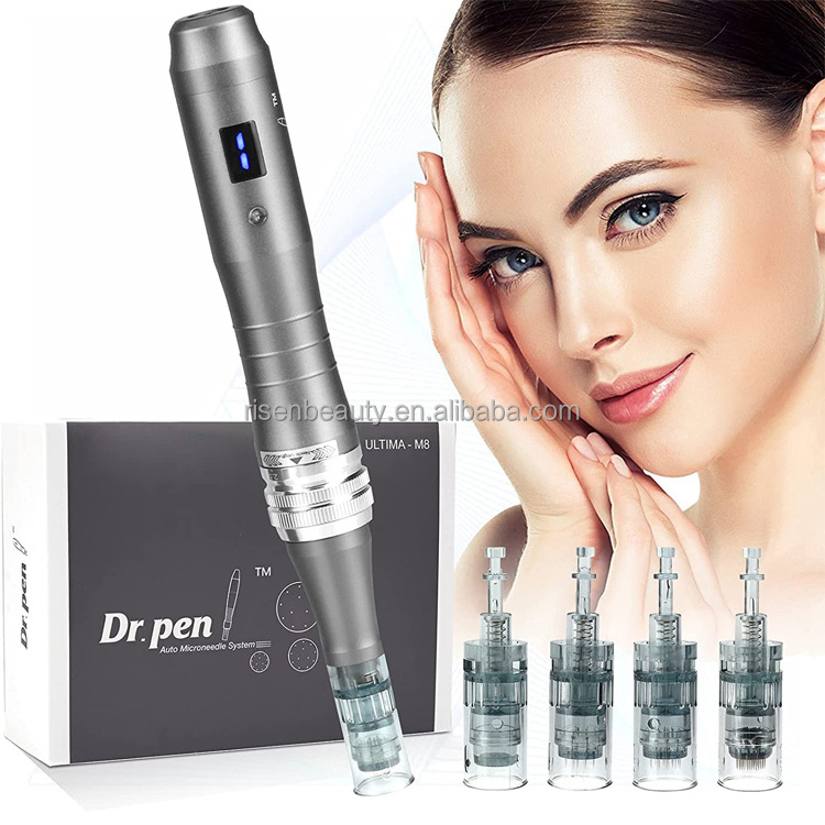 Dr derma M8 microneedling pen massage care too with nano needle cartridge