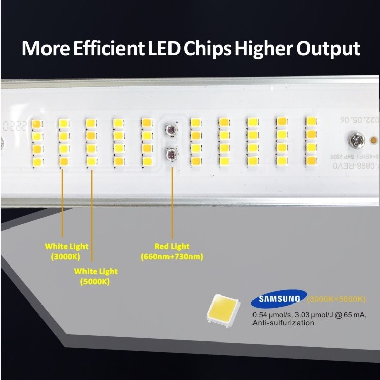 2023 Us Uk Eu Stock  Full Spectrum Light 660w 880w 1000w Grow Light App Smart Controller Led Plant Grow Lamp Bar