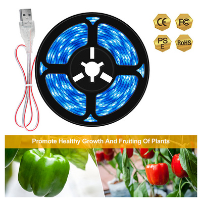 Waterproof Grow Lights Strip For Plants Greenhouse Hydroponic 5V Full Spectrum Indoor Led Grow Light Bar