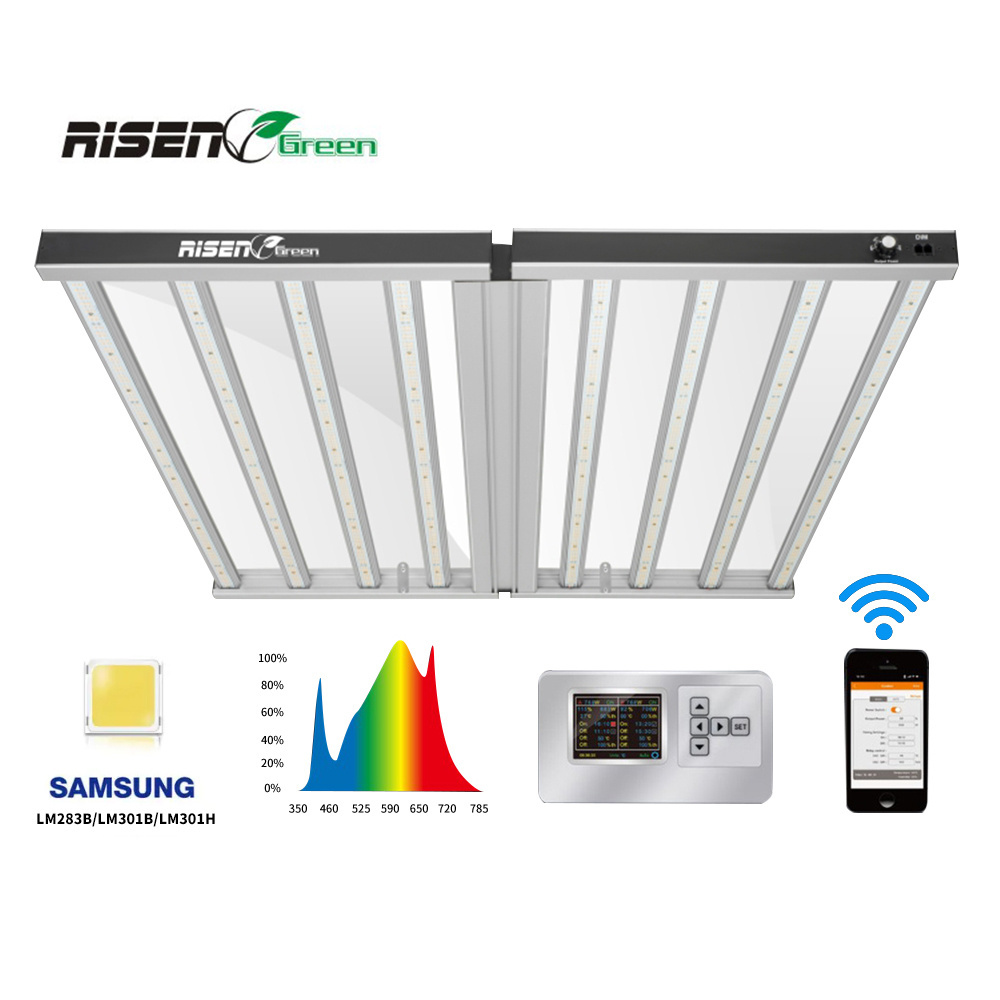 2023 Us Uk Eu Stock  Full Spectrum Light 660w 880w 1000w Grow Light App Smart Controller Led Plant Grow Lamp Bar