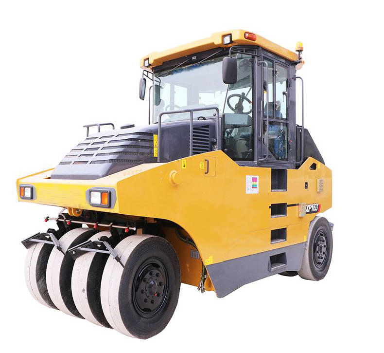 High performance 16 ton self-propelled static tire compactor road roller xp163 price for sale