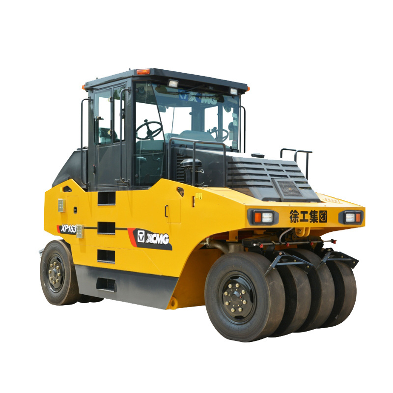 High performance 16 ton self-propelled static tire compactor road roller xp163 price for sale