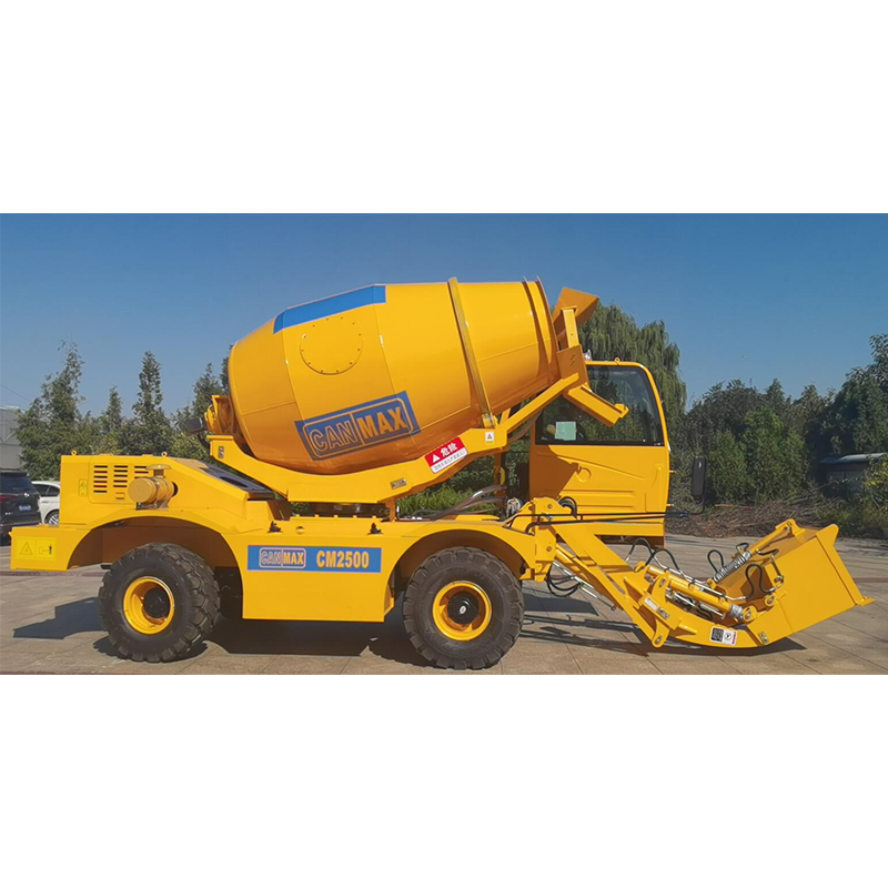 4 cubic CM4000 mobile self loading concrete mixer truck jzc350 concrete mixer