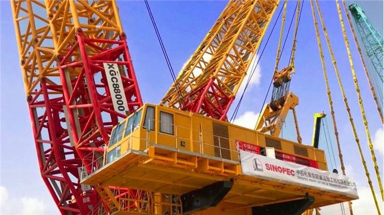 xcm g 800 ton XGC11000  XGC11000A crawler crane for sale