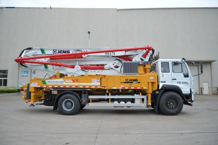 xcm-g 37m HB37V-2 truck mounted concrete boom pump for sale