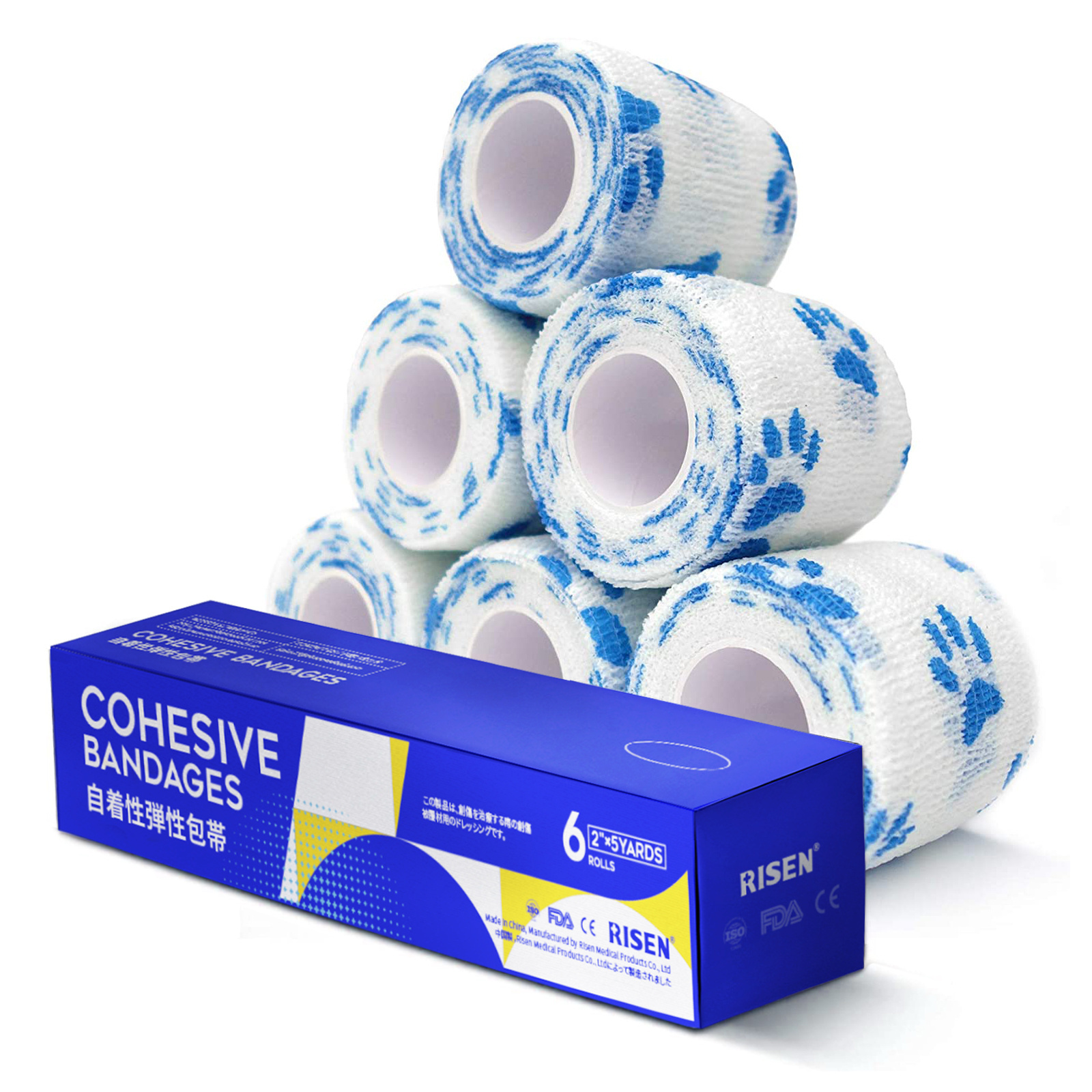 Cohesive Elastic 10cm Self Adhesive Medical Nonwoven Self-adhesive Bandage And Anti-cocoon Self-adhesive Elastic Bandage