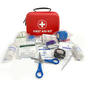 Supplies outdoor medical first aid kit box children home survival waterproof eva first aid kit in hiking with bags and pouches