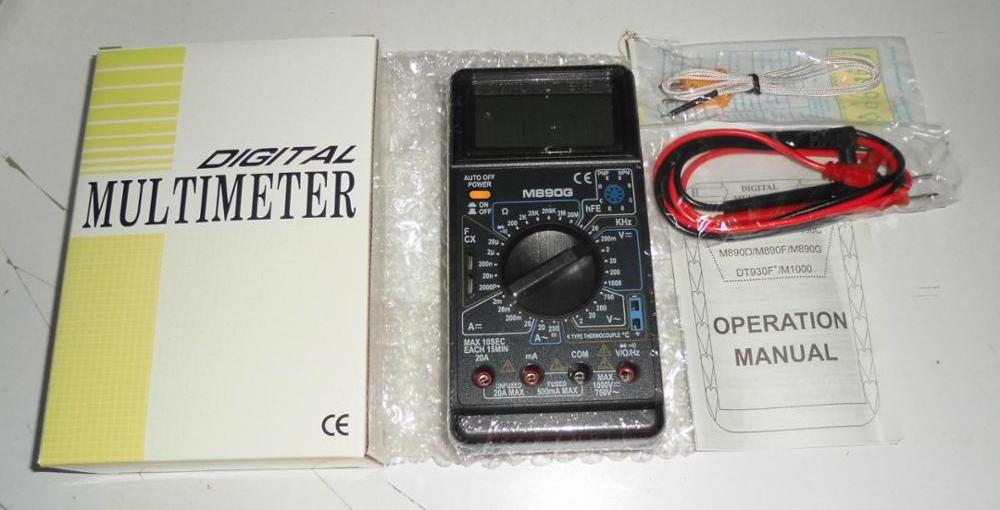 Super Full Screen Rechargeable Auto Range Digital Professional Multimeter Easy to Read Easy to Operate M890G