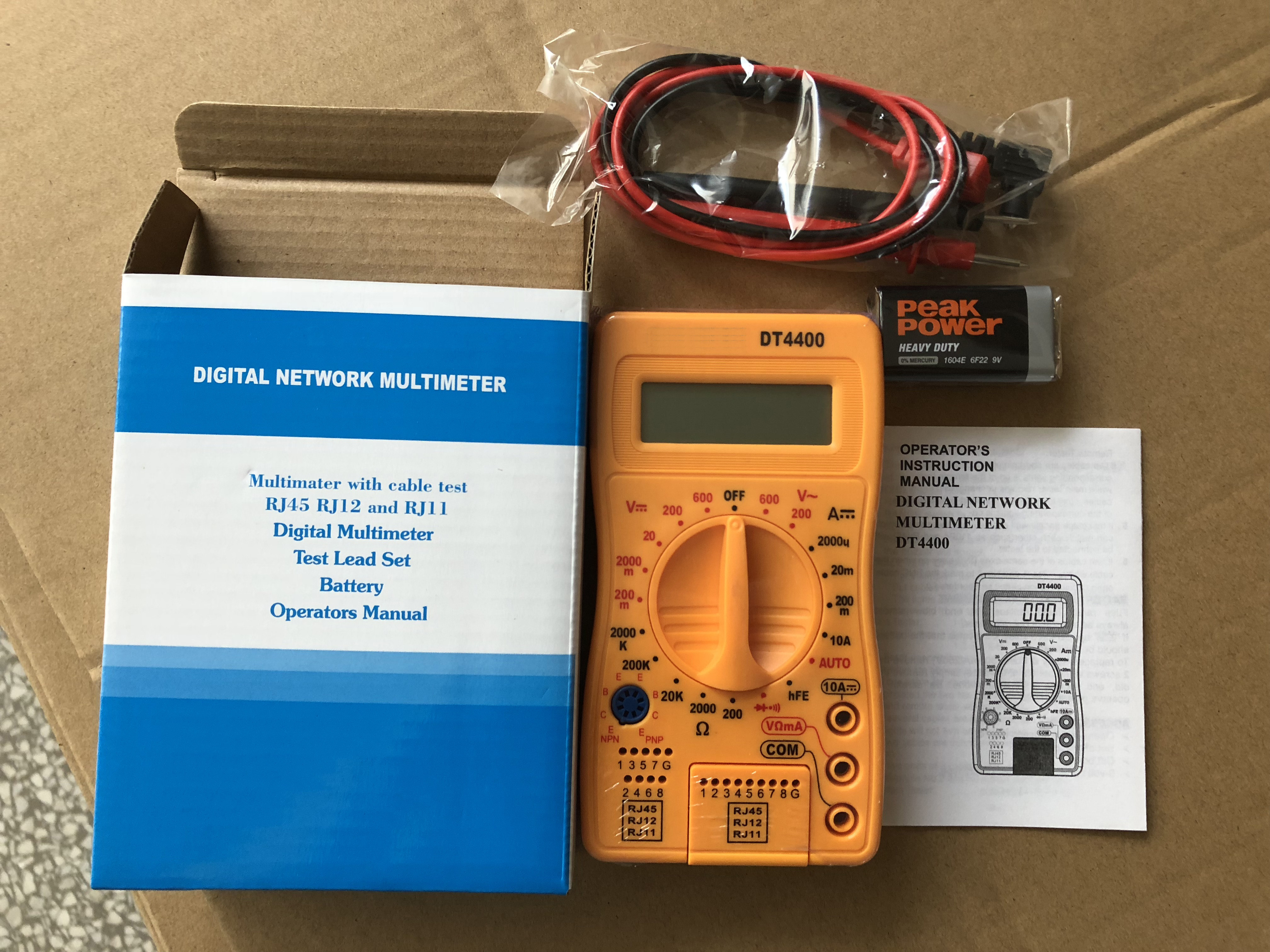 Super Full Screen Rechargeable Auto Range Digital Professional Multimeter Easy to Read Easy to Operate M890G