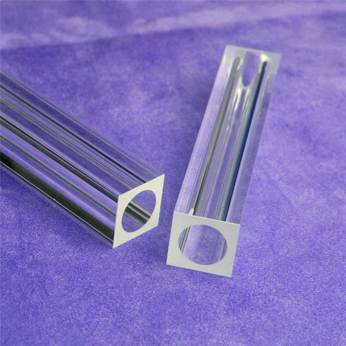 Transparent UV Ball Shape End Bet Sample Quartz Tube Quartz Pipes