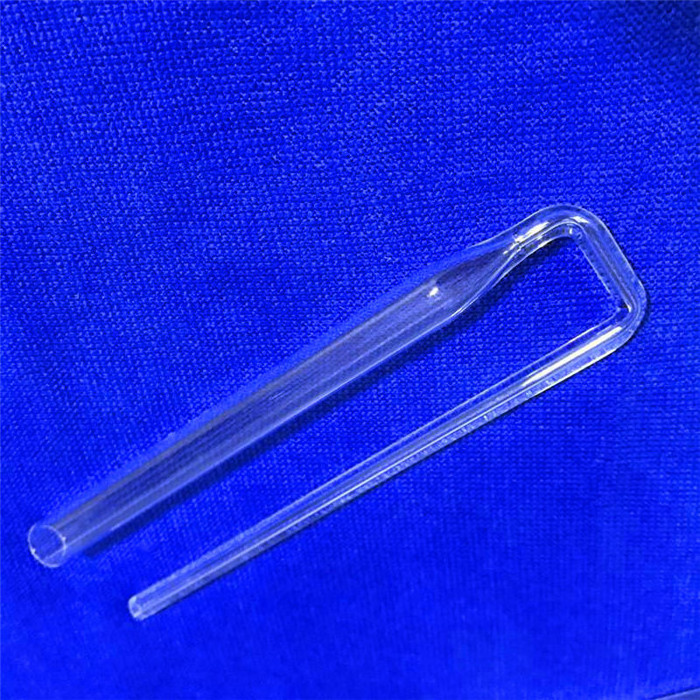 Transparent UV Ball Shape End Bet Sample Quartz Tube Quartz Pipes