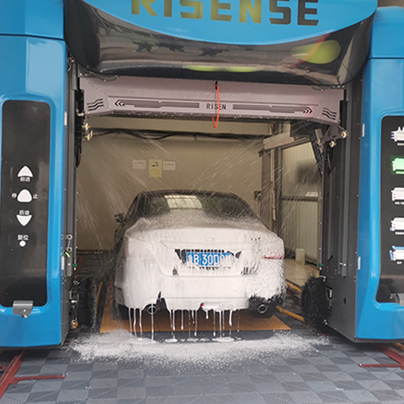 Risense double arm high pressure touch free no contact touchless automatic car wash 2022 without brush