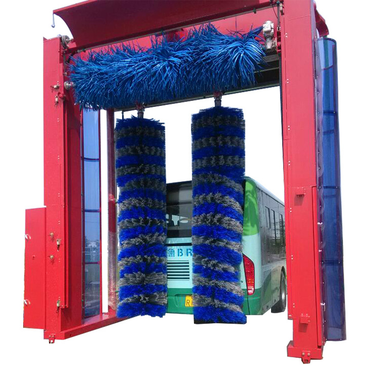 Risense full automatic eProfessional used truck wash equipment for sale with 3 nylon brushes