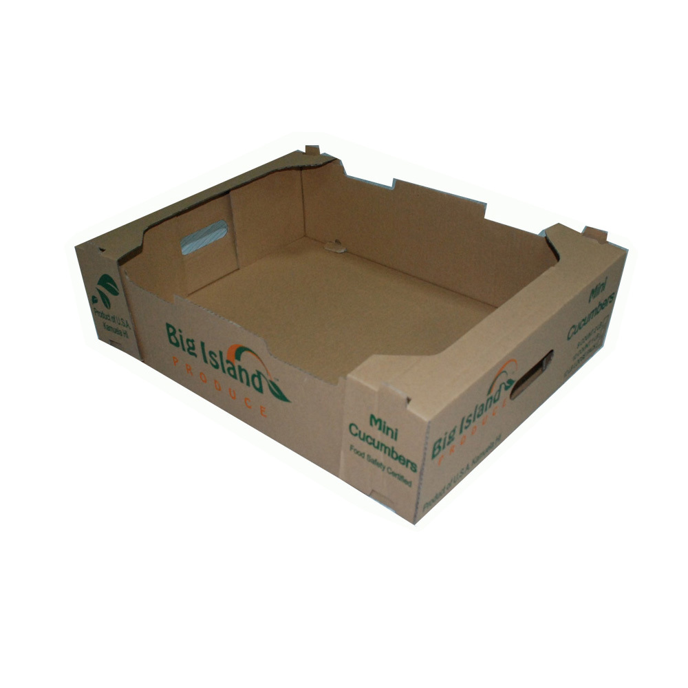 High Quality Vegetable Fruit Tomato Packing Corrugated Carton tomato box