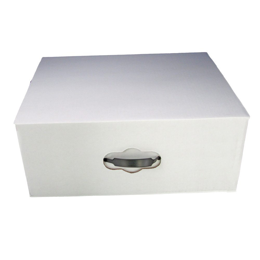 Cowboy hat box premium Packaging White travel hat box