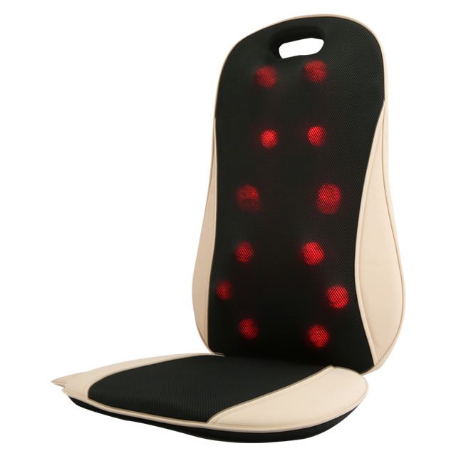 new design 3D function whole back  massage cushion heating  best for relax showcase